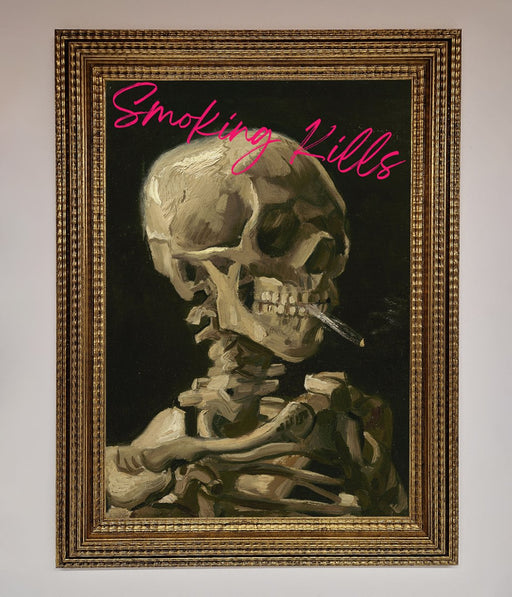 Smoking Kills Framed Wall Art - Hi Society