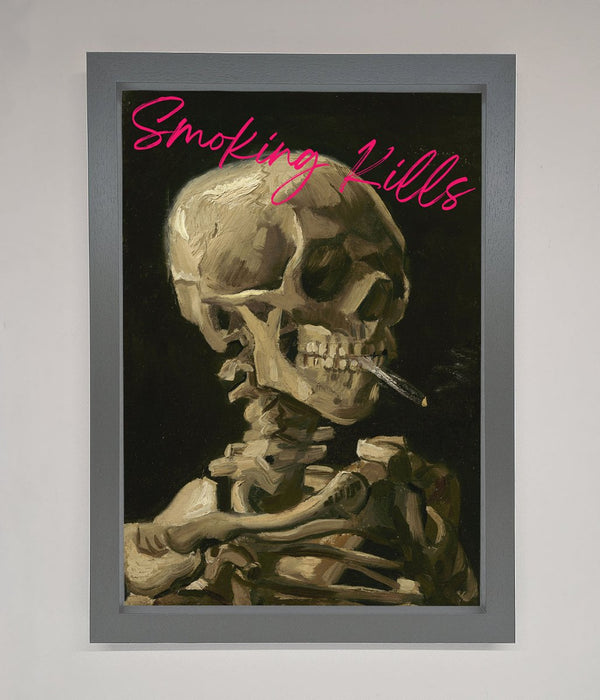 Smoking Kills Framed Wall Art - Hi Society