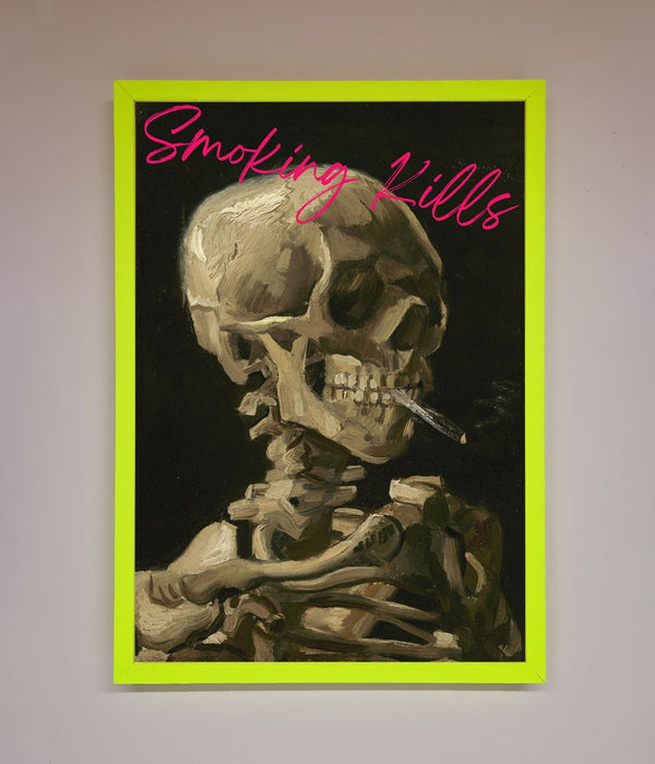 Smoking Kills Framed Wall Art - Hi Society