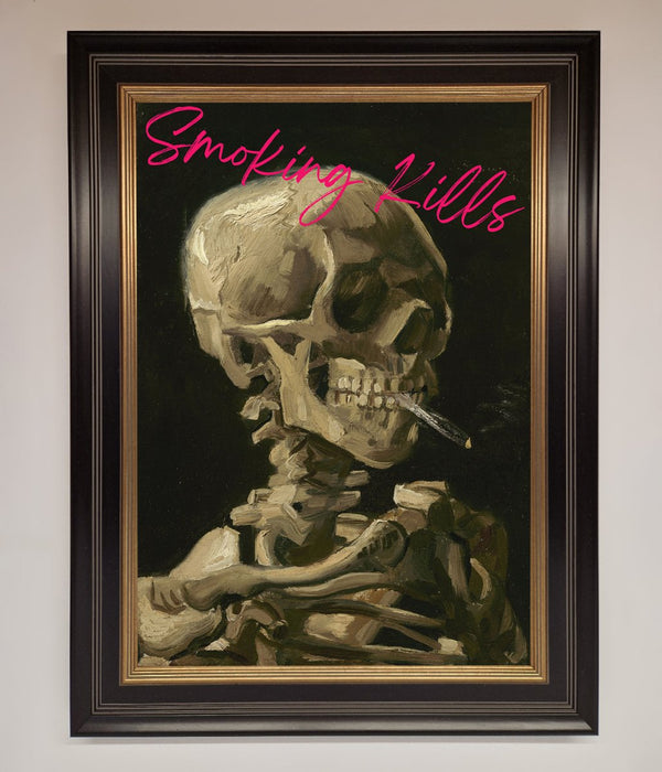 Smoking Kills Framed Wall Art - Hi Society
