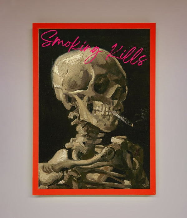 Smoking Kills Framed Wall Art - Hi Society