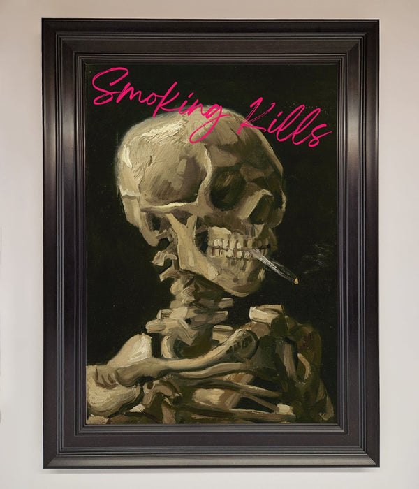 Smoking Kills Framed Wall Art - Hi Society