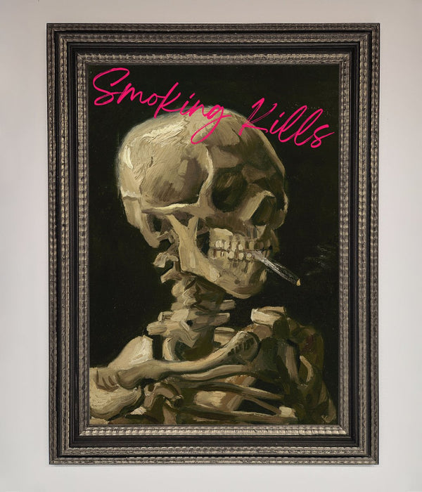 Smoking Kills Framed Wall Art - Hi Society