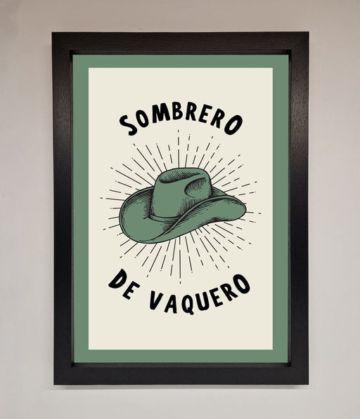 Sombrero De Vaquero Framed Wall Art - Hi Society