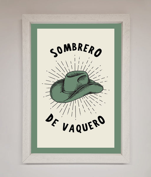 Sombrero De Vaquero Framed Wall Art - Hi Society