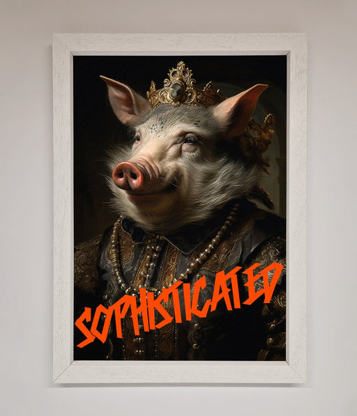 Sophisticated Pig Framed Wall Art - Hi Society