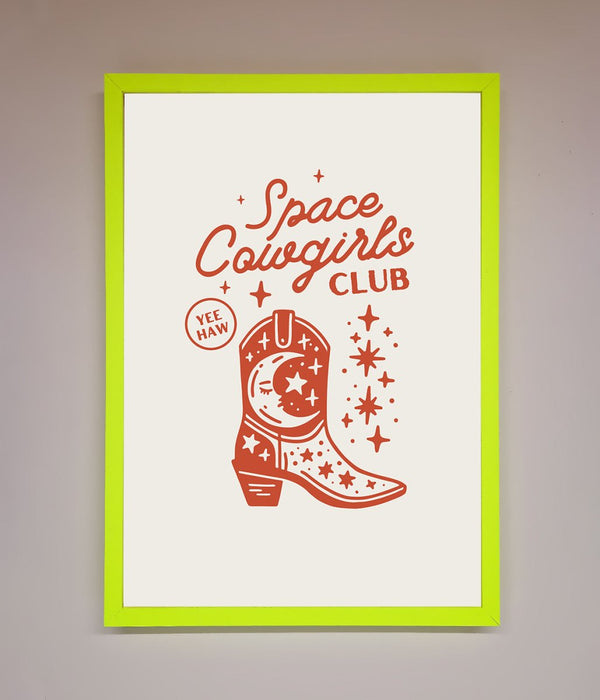 Space Cowgirls Club Framed Wall Art - Hi Society