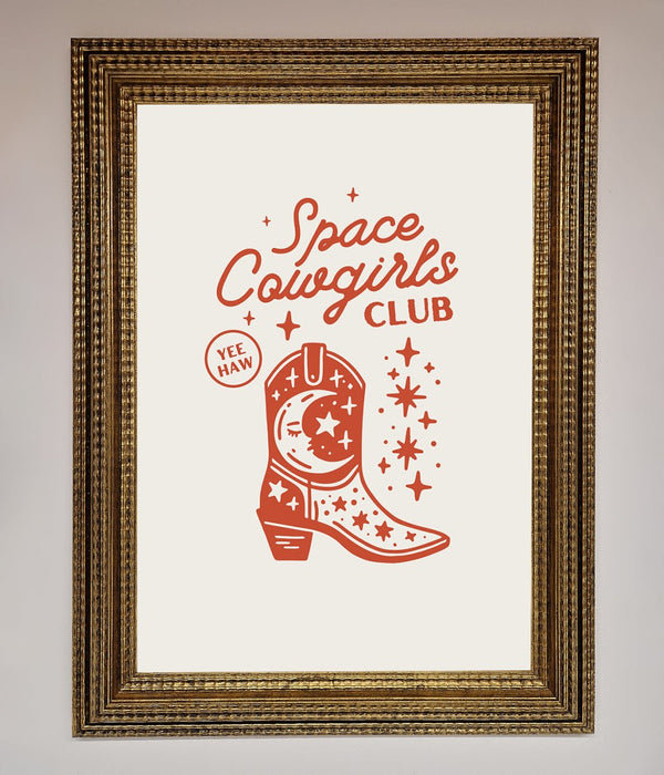 Space Cowgirls Club Framed Wall Art - Hi Society