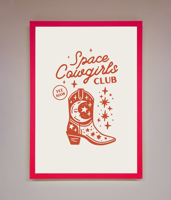 Space Cowgirls Club Framed Wall Art - Hi Society