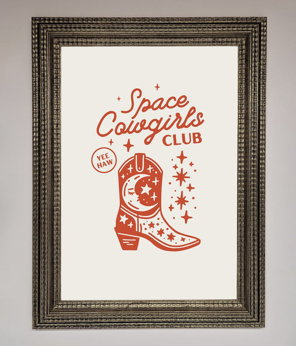 Space Cowgirls Club Framed Wall Art - Hi Society