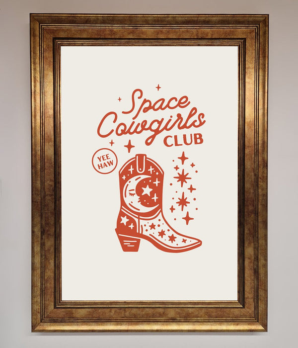Space Cowgirls Club Framed Wall Art - Hi Society