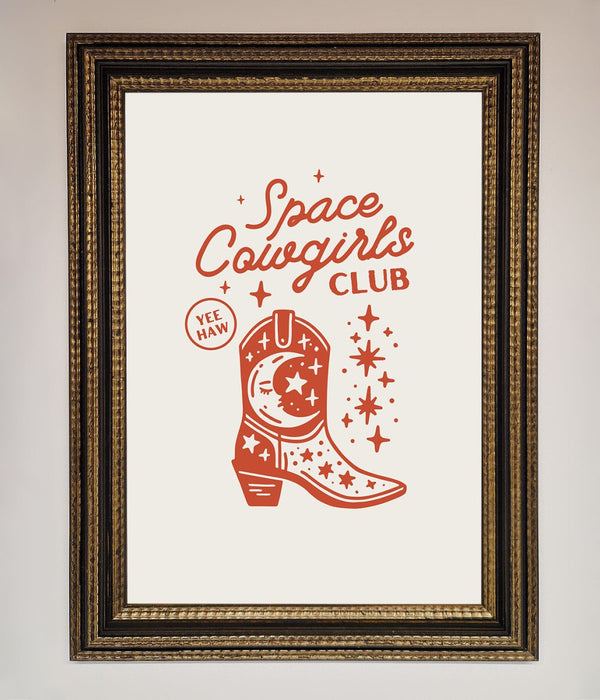 Space Cowgirls Club Framed Wall Art - Hi Society