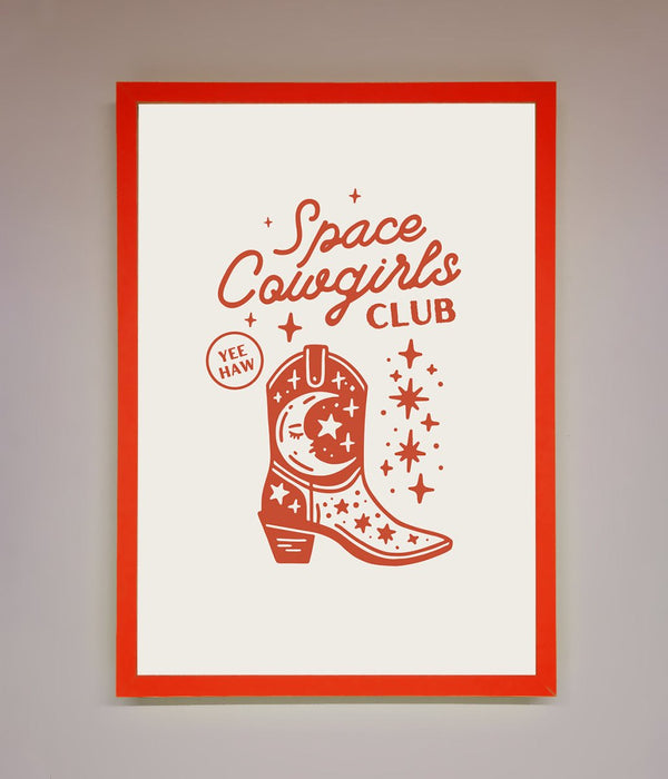 Space Cowgirls Club Framed Wall Art - Hi Society