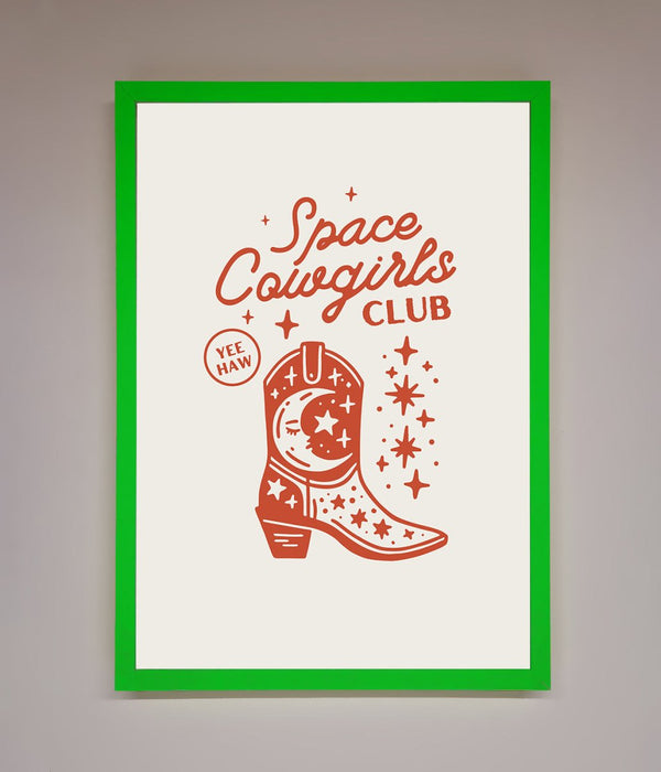 Space Cowgirls Club Framed Wall Art - Hi Society