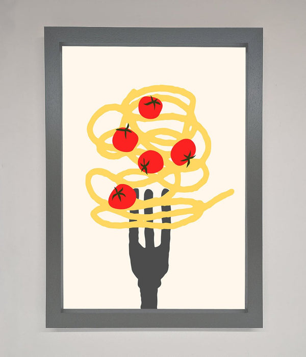 Spaghetti Folk Framed Print - Hi Society