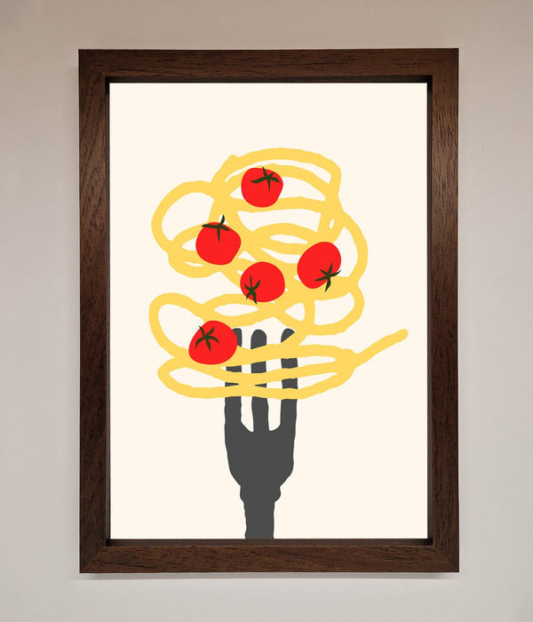 Spaghetti Folk Framed Print - Hi Society