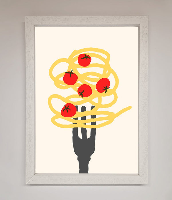 Spaghetti Folk Framed Print - Hi Society