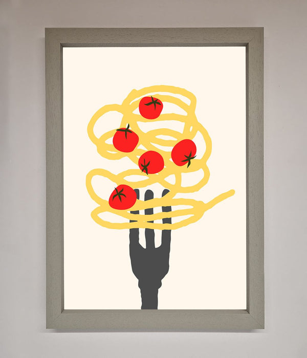 Spaghetti Folk Framed Print - Hi Society