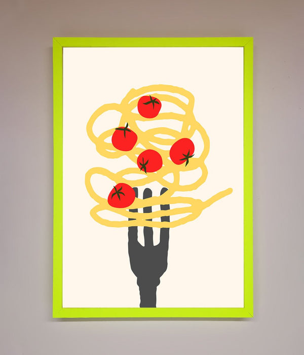 Spaghetti Folk Framed Print - Hi Society