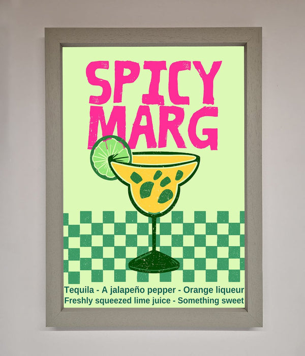 Spicy Marg Framed Poster - Hi Society
