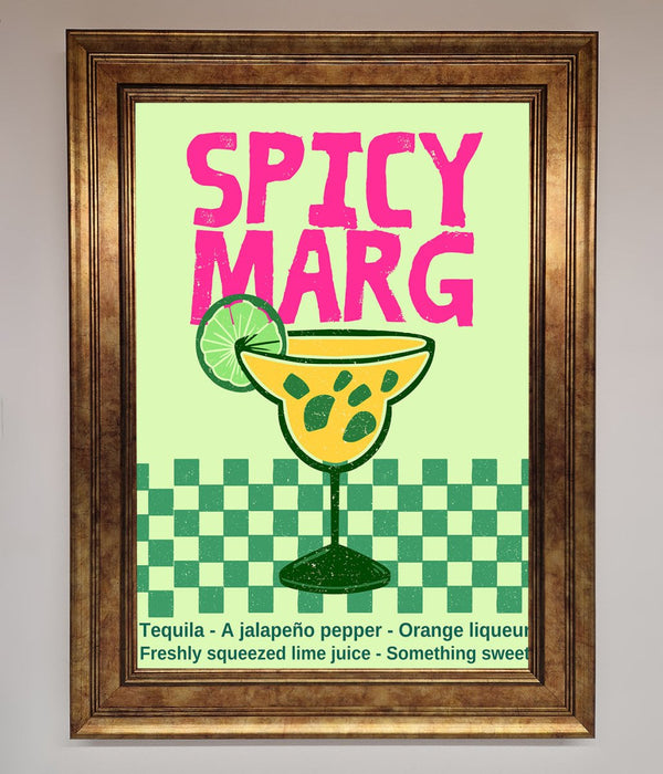 Spicy Marg Framed Poster - Hi Society