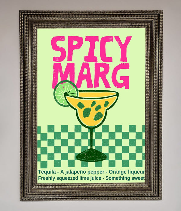 Spicy Marg Framed Poster - Hi Society