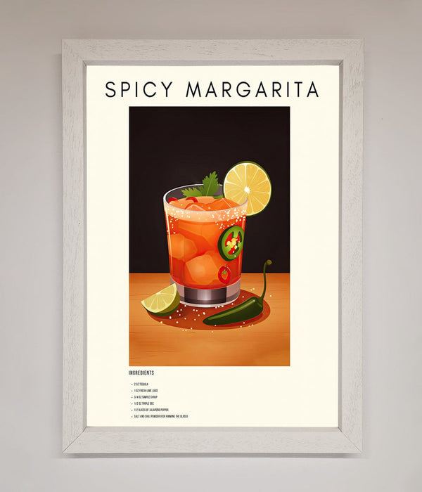 Spicy Margarita A1 Framed Poster - Hi Society