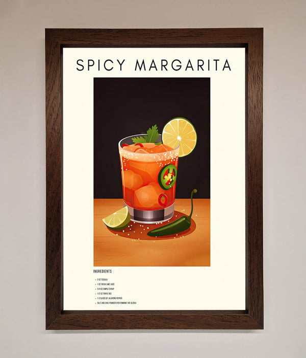 Spicy Margarita A1 Framed Poster - Hi Society