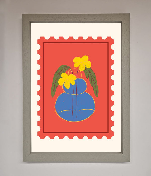 Stamp Plant Framed Wall Art - Hi Society