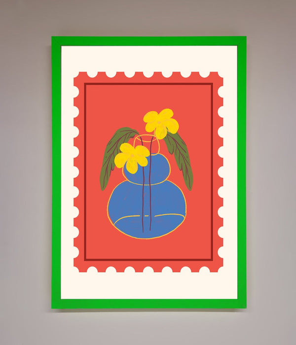 Stamp Plant Framed Wall Art - Hi Society