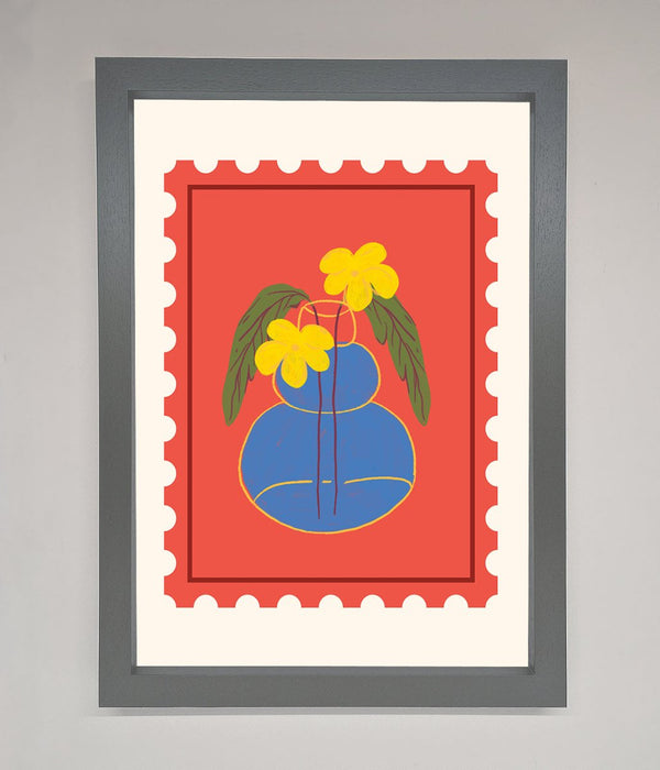 Stamp Plant Framed Wall Art - Hi Society