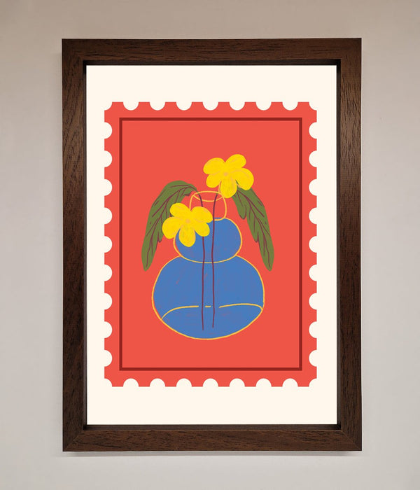 Stamp Plant Framed Wall Art - Hi Society
