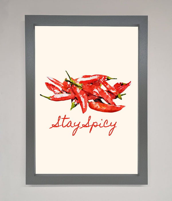 Stay Spicy Framed Print - Hi Society
