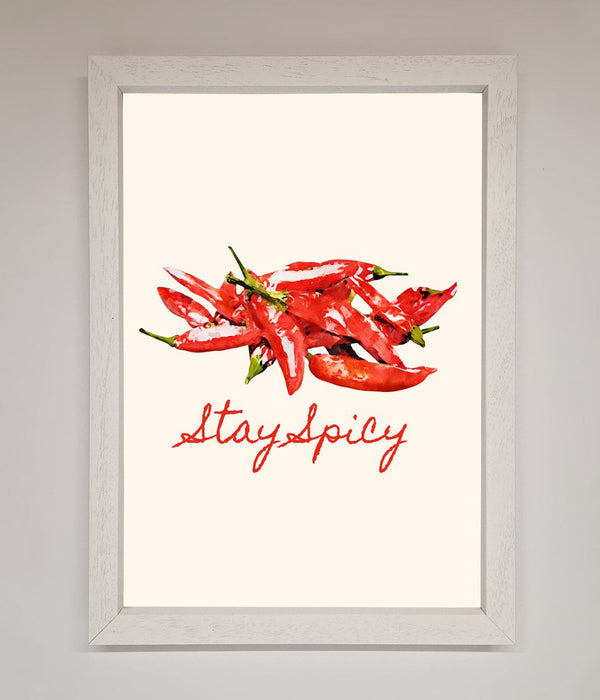 Stay Spicy Framed Print - Hi Society