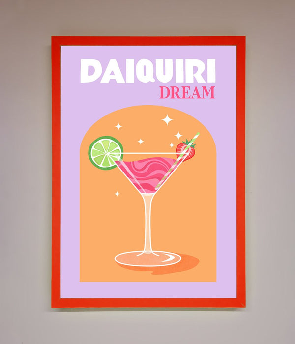 Strawberry Daiquiri Framed Print - Hi Society