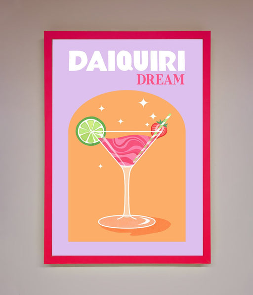 Strawberry Daiquiri Framed Print - Hi Society