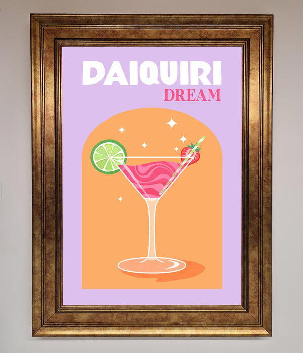 Strawberry Daiquiri Framed Print - Hi Society