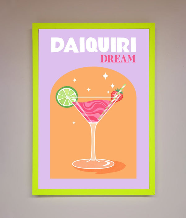 Strawberry Daiquiri Framed Print - Hi Society