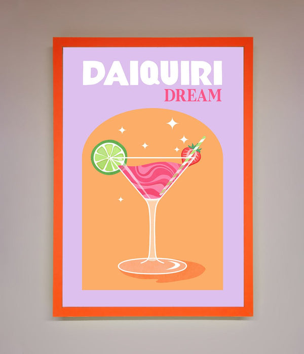 Strawberry Daiquiri Framed Print - Hi Society
