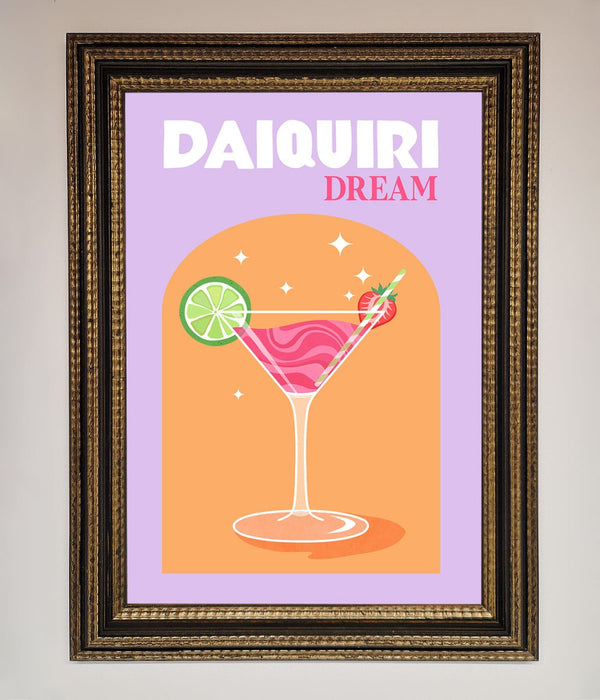 Strawberry Daiquiri Framed Print - Hi Society