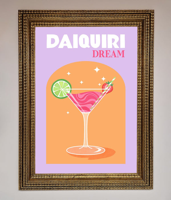 Strawberry Daiquiri Framed Print - Hi Society