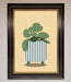 Striped Potted Plant Framed Wall Art - Hi Society