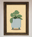 Striped Potted Plant Framed Wall Art - Hi Society