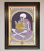Tarot Skeleton Reader Framed Print - Hi Society