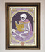 Tarot Skeleton Reader Framed Print - Hi Society