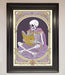 Tarot Skeleton Reader Framed Print - Hi Society