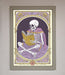 Tarot Skeleton Reader Framed Print - Hi Society