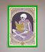 Tarot Skeleton Reader Framed Print - Hi Society