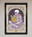 Tarot Skeleton Reader Framed Print - Hi Society