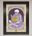 Tarot Skeleton Reader Framed Print - Hi Society